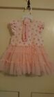 Girls Two Piece Dress Set 12 Months Old Dress Headband Nappy Cover