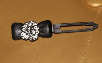 S-1797 Angeldog Hundefellspange Haarschleife fester Halt Haarspange Hund groß