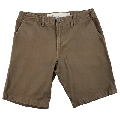 EVER Marrón Sarga Algodón Para Hombre Hecho en California Talla Corta Para Hombre 31 Excelente Foto 1 de 4