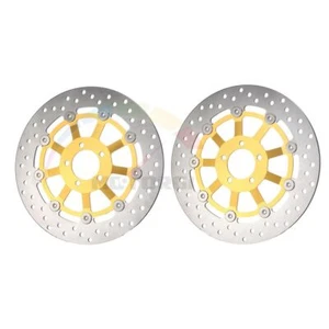 Front Brake Disc Rotorss For Kawasaki ZR1100 Zephyr 1992-1997 ZZR1100 1990-1992 - Picture 1 of 3