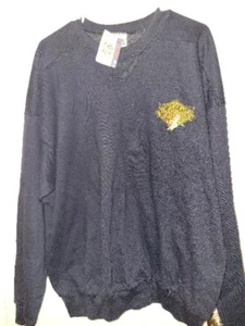 University Of Michigan/Duck Embroidered  Crewneck Sweatshirt Size XL 90'S Vtg - Picture 1 of 4