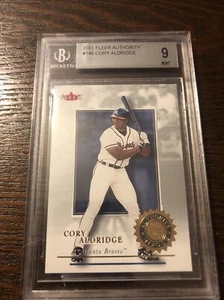 2001 Fleer Authority /2001 Cory Aldridge #145 BGS 9 MINT Rookie RC - Picture 1 of 4