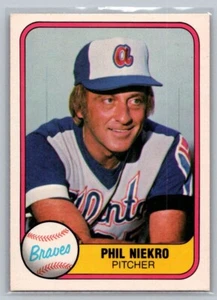 Fleer Phil Niekro 1982 #444 - Imagen 1 de 2