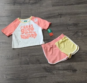365 kids Garanimals Girls Colorblock Outfit Set Size 7 Multicolor New With Tags - Picture 1 of 10