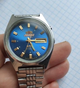 very beautiful Orient wristwatch,blue dial working condition, Japan dk354 - Picture 1 of 8