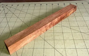 One Hawaiian Mild Curl Koa Wood 10 1/4" x 1" x 7/8"  Pen Blank (#73) - Picture 1 of 4