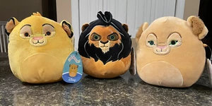 Squishmallow König der Löwen Konvolut SIMBA, NALA & NARBE 7"" Disney Konvolut Set 2022 - Bild 1 von 5