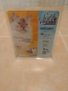 Soft Claws Nail Caps for Cats Clear - Large New - Foto 1 di 3
