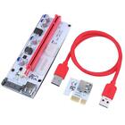 60cm 008S PCI-E Riser1X 16X USB3.0 Adapter Card Cable Wire for BTC Miner