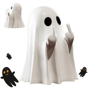 Halloween Grusel Figur Resin Mittelfinger Statue Horror Deko Geschenke - Bild 1 von 14