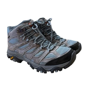 Merrell Moab 3 Mid Waterproof Hiking Boots Womens 9.5 Granite J036328 Outdoors - Picture 1 of 10