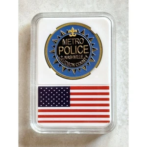 Nashville Metro Police Davidson County Challenge Coin With Case - Picture 1 of 4