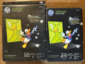 Papel Fotográfico Avanzado HP Brillante 4x6 y 5x7 Hojas/Paquete Lote de 2 - Imagen 1 de 4