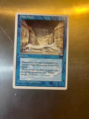 1x Flash Flood 1995 Chronicles Magic Cards, COMBINED  SHIPPING - Image 1 of 2