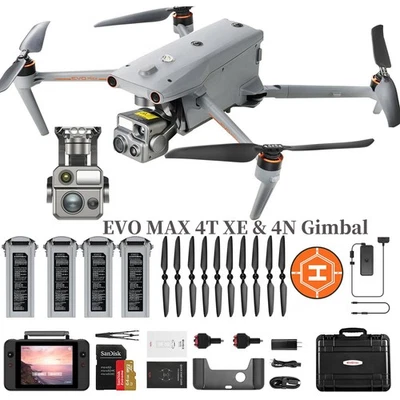 Autel Robotics Evo 8K Max 4T 4N Drone Laser Range Fly Finder More 4*Batteries - Image 1 of 4