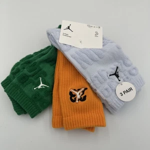 Jordan 23 Kinder Crew Socken 3 Paar Größe Jugend 3Y-5Y Fuel up Cool Down Basketball - Bild 1 von 7