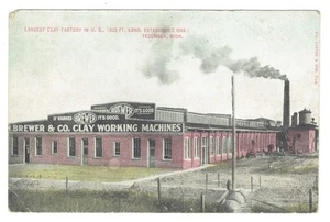 Tecumseh Michigan größte Tonfabrik der USA gegründet 1849 - Bild 1 von 2