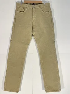 C.O.F. Studio Candiani M7 Tapered Pants Mens Size 33x32 Canvas Beige Straight - Picture 1 of 11