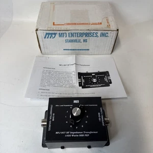 MFJ-907 TRANSFORMADOR DE IMPEDANCIA RF 1000 VATIOS SSB PEP, 2-50 OHM Nuevo Radioaficionado Acc - Imagen 1 de 6