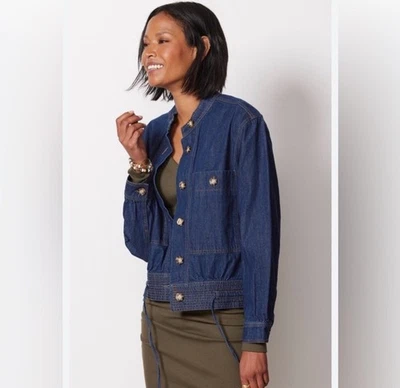 Rails Alma Denim Jacket Size Large 100 Cotton Blue Jean - Image 1 of 4