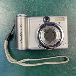 Canon PowerShot A80 4.0MP Compact Digital Camera (For Parts or Repair) - Picture 1 of 5