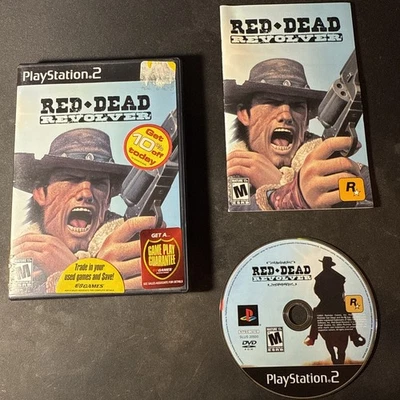 Red Dead Revolver (Sony PlayStation 2, 2004) Black Label CIB - Image 1 of 4