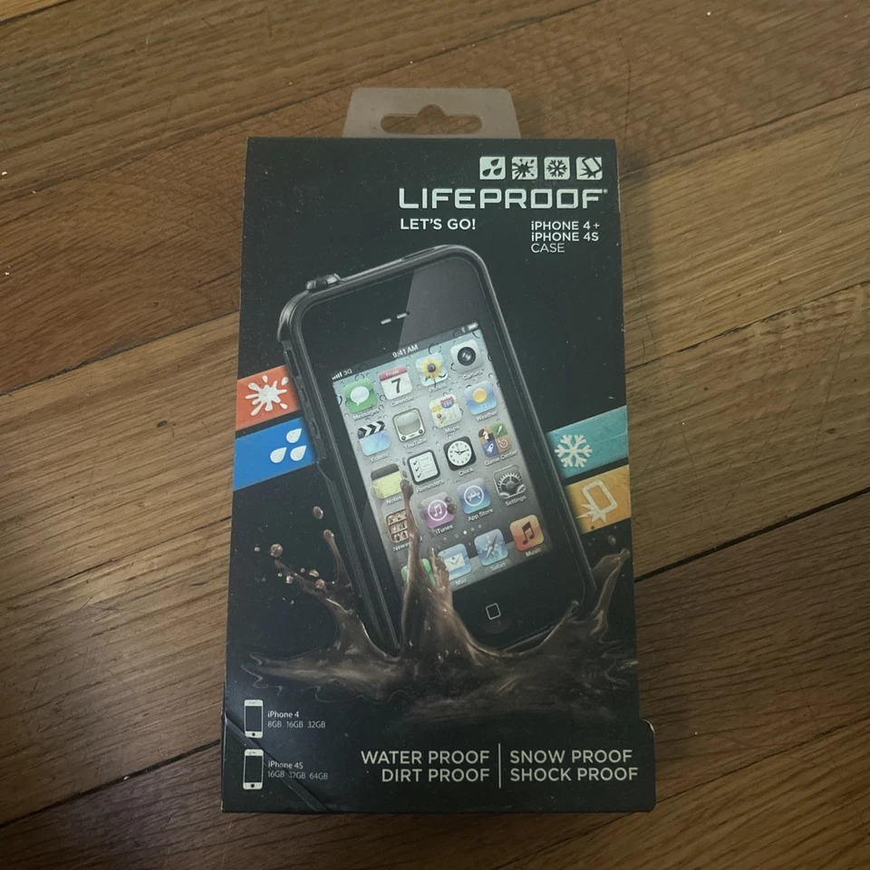 LifeProof 保护壳 适用于 iPhone 4 / 4S – 防水、防震、防污和防雪 — 第 1/1 张图片