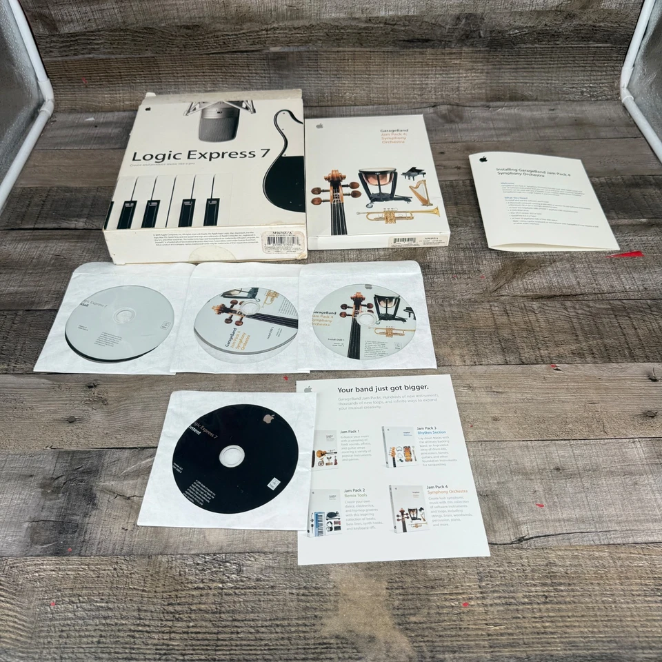 Apple Logic Express 7 Musikbearbeitungs-/Kompositionssoftware mit Taste (Mac) - Bild 1 von 4