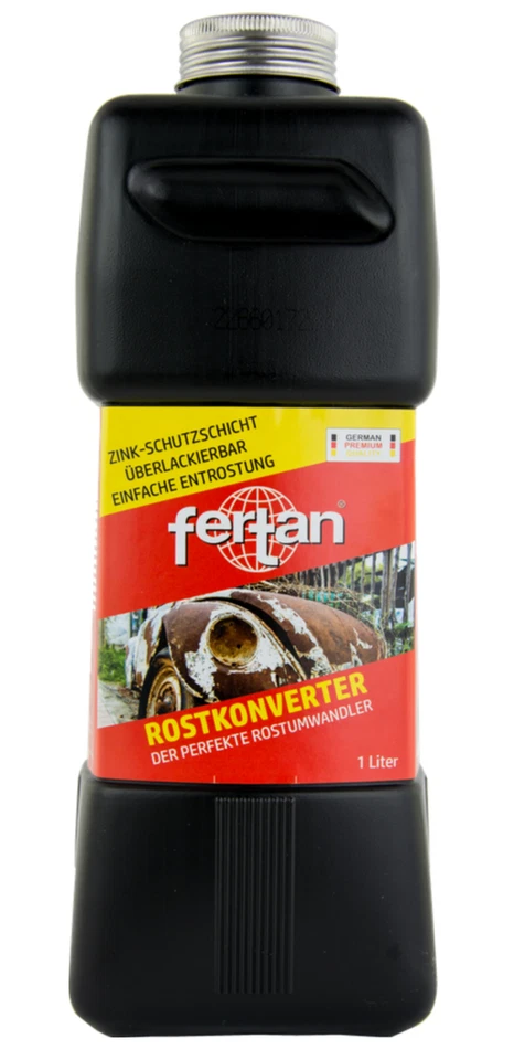 Fertan Rostumwandler Rostkonverter Rostschutz Rostlöser, 1 Liter - Bild 1 von 1