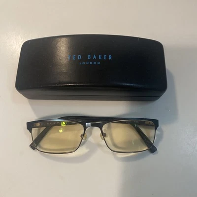 Monturas y estuche de gafas Ted Baker London B348 para hombre "usado" navegación Foto 1 de 4