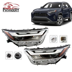For Toyota RAV4 2022 2023 2024 LED Headlight Lamp Assembly Left Right Pair - Picture 1 of 10