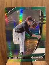 BRANDON PFAADT 2020 PANINI PRIZM DRAFT PICKS #PDP149 GREEN YELLOW HYPER PRIZM RC