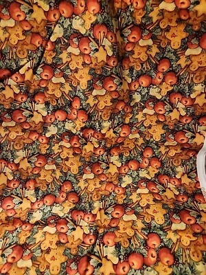 Susan Winget pan de jengibre para hombre 100 % tela de algodón por yarda CP42213 Foto 1 de 2