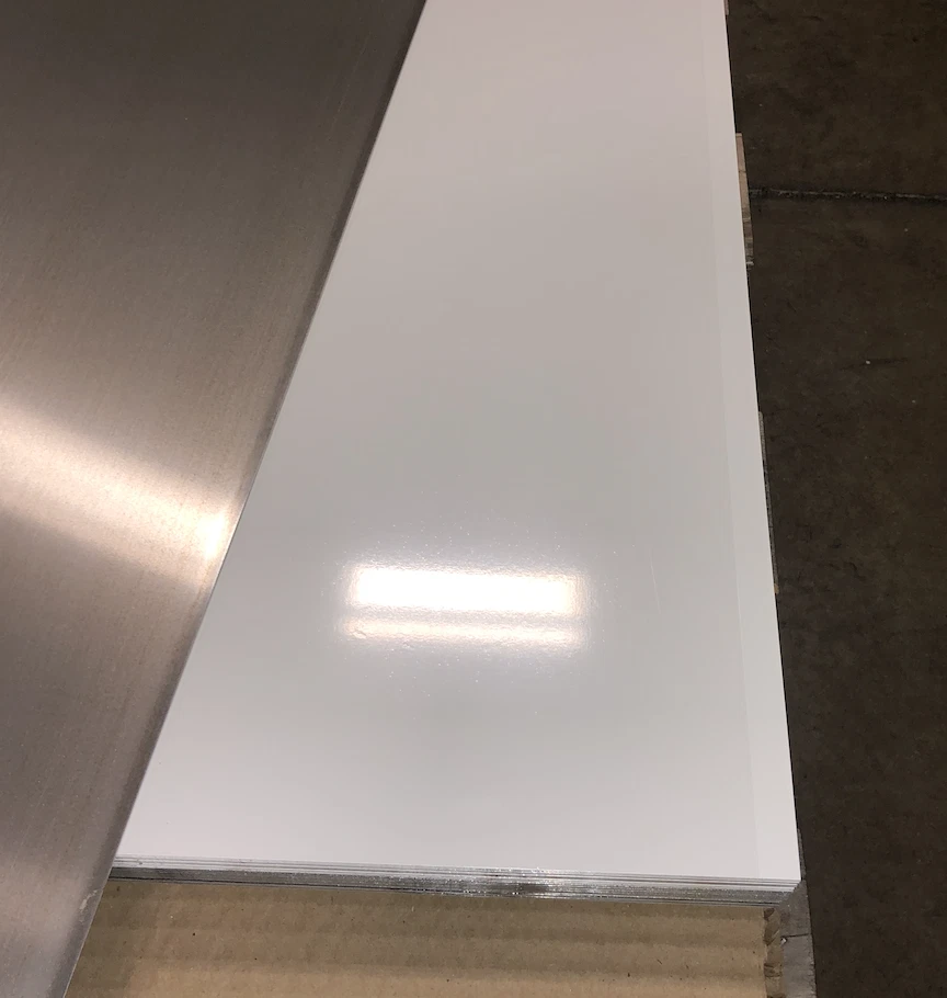 Multiple Sizes WHITE Aluminum Sheet .030" Thickness