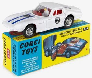 wonderful CORGI-model VOLVO MARCOS 1800GT 1966 new edition 2025 made in China - Picture 1 of 4