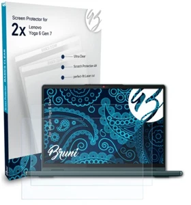 Bruni 2x Schermfolie voor Lenovo Yoga 6 Gen 7 Screen Protector - Afbeelding 1 van 4