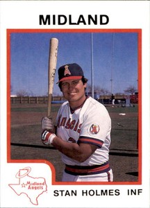 1987 Midland Angels ProCards #17 Stan Holmes Merced California CA Baseball Card