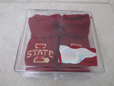 NUEVO Iowa State Cyclones Bebé Recién Nacido Rojo Carmesí Calcetines Botines Foto 1 de 3