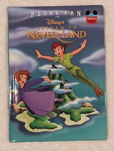 Rare NEW Walt Disney Book Peter Pan Return to Neverland Vintage 2002
