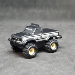 Vintage 1980's Schaper Stomper Truck McDonald's 4WD Chevy S-10 Black S10 - Picture 1 of 11