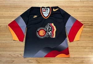 Vintage 90’s World Cup of Hockey Germany Nike Jersey Mens M EUC Rare NHL - Picture 1 of 12