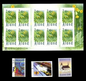 Aland 1999 Postage Stamp Yearset with Folder and Stocksheets - Picture 1 of 6