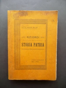 Ricordi di Storia Patria Basilide del Zio Tipografia Liccione Melfi 1915 Raro - Foto 1 di 7