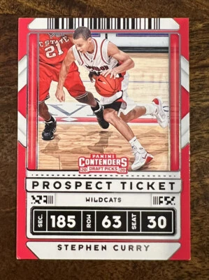 2020-21 Panini Contenders Draft Picks #1 Stephen Curry - Image 1 of 2