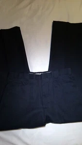  Vintage Circle S Ranch Pant Western Dress Slacks Navy Blue Size 36X32 - Picture 1 of 10