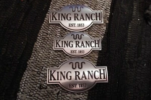04-10 F-150 F-250 Expedition King Ranch Left Right Fender + Hatch Emblem Set 06 - Picture 1 of 4