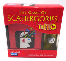 Scattergories to Go Adult Game Parker Brothers Travel Size 41809