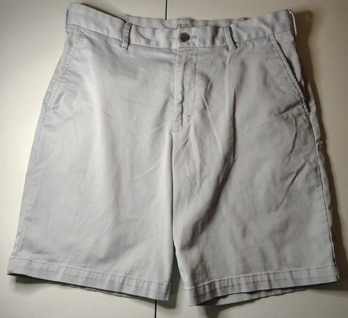 OFF WHITE Abito estivo uomo Izod pantaloncino acqua salata bianco sporco grigio 32x9 5 chino kaki piatto