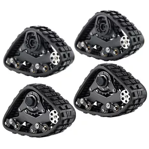 Aleación de radiocontrol neumáticos de nieve para coche de radiocontrol pistas conversión de ruedas para rastreador de radiocontrol 1/10 axial SCX10 - Imagen 1 de 20