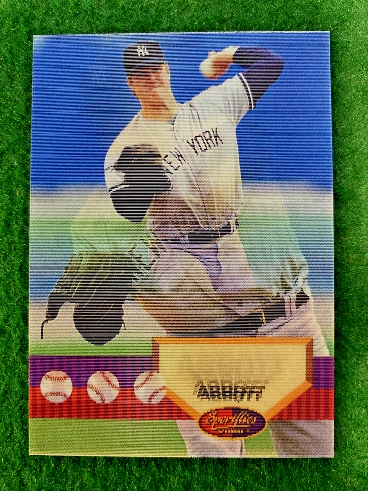 1994 Pinnacle Sports Flics #138 SP Holographic Jim Abbott New York Yankees MLB - Image 1 of 4